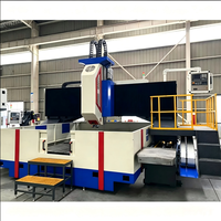 Machine de perçage, taraudage et fraisage mobile à portique en acier, série PMD, robuste, haute vitesse, pour plaques de tubes et brides