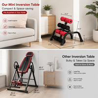 Table de décompression vertébrale pliable avec roulettes, mini table d'inversion à placer n'importe où dans la maison – Meilleures ventes sur les plateformes e-commerce