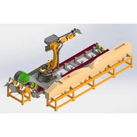 Bras de robot de fraisage industriel Routeur CNC 7 axes avec ATC pour la sculpture sur pierre en bois mousse