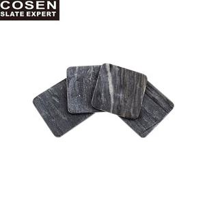 कस्टम लोगो सुरुचिपूर्ण काले संगमरमर चाय/कॉफी कोस्टर संगमरमर कोस्टर गोल संगमरमर सिरेमिक कोस्टर गोल संगमरमर सिरेमिक कोस्टर - Product Image 4