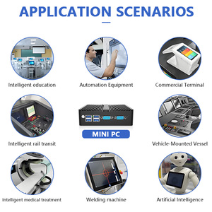 2025 Intel Celeron J1900 hiển thị kép mini máy tính để bàn <span class=keywords><strong>PC</strong></span> Win10 chuyên nghiệp VGA 6 USB Độ nét cao Bare-Hệ thống by-Hệ thống Mini - Product Image 4