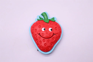 Aimants de réfrigérateur mignons en résine pour fruits Conception de capuchon pour enfants Artisanat fait à la main Cadeau personnalisé Promotionnel Pastèque Ananas Aimants de réfrigérateur - Product Image 5