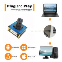 Module de caméra USB 2.0 haute vitesse compact avec capteur CMOS IMX766, carte de circuit imprimé, résolution 50MP 4K