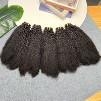 Meilleures ventes : Mèches de cheveux humains 100% bruts cambodgiens Kinky Curly 4A4B4C4D, cuticules alignées, qualité 12A, lots de cheveux vierges Afro Kinky Curly 4C