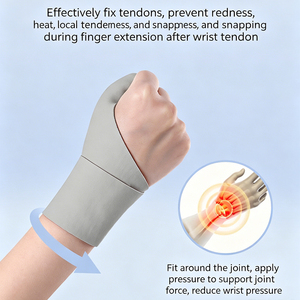 Férula ergonómica de tela termoconformada para <span class=keywords><strong>pulgar</strong></span> y muñeca, soporte para túnel carpiano, para mano de ratón, recuperación de tendinitis y esguinces articulares - Product Image 4
