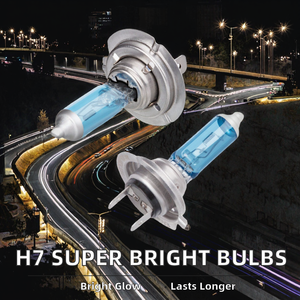 Кварцевые лампы H7, улучшенная версия, 12В/100Вт, сверхъяркие, угол луча 360°, 5200К, для фар головного света - Product Image 2