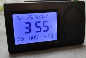 Azan Clock Digital Azan Clock L Timepiecewith Multi Athan Sound Fecha Semana Temperatura Oración Tiempos - Product Image 2