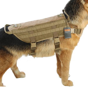 Gilet per cani da addestramento tattico per cani da esterno di dimensioni Multiple OEM e ODM di buona qualità per cuccioli di taglia piccola e grande - Product Image 4