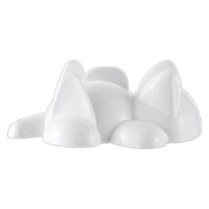 Moule à boulettes de riz en forme de chat mignon, en PP de qualité alimentaire, pour bébé, outil de bento DIY pour enfants, blanc - Product Image 5