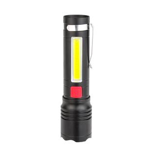 カスタム耐久性Type-C充電式アルミニウム合金ホワイトレーザー懐中電灯多機能ストロングライトトーチ - Product Image 1