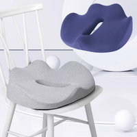Coussin de chaise de bureau ergonomique en mousse à mémoire de forme, technologie de couture, support orthopédique personnalisable, soulagement de la sciatique et des douleurs dorsales