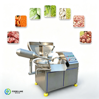 Coupe-viande commercial en acier inoxydable 20 litres, hachoir à viande multifonctionnel, coupe-légumes