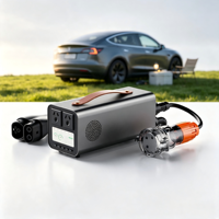 Nouvelle prise de décharge Tesla V2L V2H AU, 7,5 kW 240 V, double prise avant et arrière, modèle 3/S/X/Y, affichage numérique et contrôle par application, AU/EU/UK/US