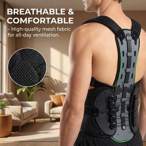 Attelle dorsale thoracique complète <span class=keywords><strong>de</strong></span> qualité médicale HKJD TLSO, compression robuste pour fracture, <span class=keywords><strong>correcteur</strong></span> <span class=keywords><strong>de</strong></span> posture pour la récupération post-chirurgicale - Product Image 6