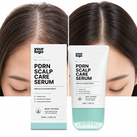 OEM Perawatan Profesional Rambut Rontok Perawatan Harian Lembut Aplikator Sikat Revitalisasi Tabung Formula Penyegar Serum PDRN Kulit Kepala