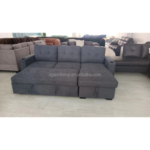 WF-SL6142 Winforce Modern Space Saving Living Room Sofa Set Corner Sleeper Sofa <strong>Couches</strong> With Storage Fabric <strong>Pull</strong> Out Sofa <strong>Bed</strong> - Product Image 3