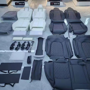 Accesorio <span class=keywords><strong>Interior</strong></span> para Auto YLA, Kit de Esponja para Asientos <span class=keywords><strong>Audi</strong></span> A6 C7, Funda de Cuero Delantera y Trasera para <span class=keywords><strong>Audi</strong></span> A6 - Product Image 1