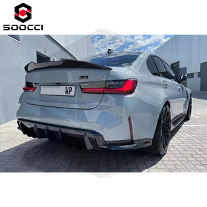 Aile de coffre de becquet arrière en Fiber de carbone véritable de Style PSM pour BMW M3 G80 M4 G82 2014-2020 ailerons de voiture modèle à pont unique - Product Image 6