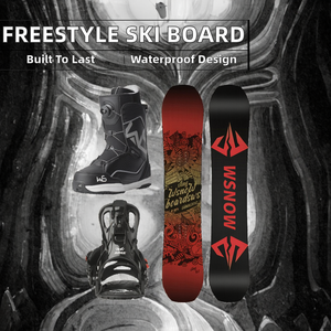 OEM Customized Waterproof Adult All Mountain <b>Skiing</b> Snowboarding Camber Carbon Fiber Wood Core 165cm Snowboard IBD-05 Camber - Product Image 2