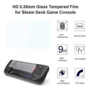 Convient pour la console de <span class=keywords><strong>jeu</strong></span> Steam Deck <span class=keywords><strong>Film</strong></span> trempé pour l'écran de la console de <span class=keywords><strong>jeu</strong></span> Steam Deck <span class=keywords><strong>Film</strong></span> en verre trempé Version HD - Product Image 5