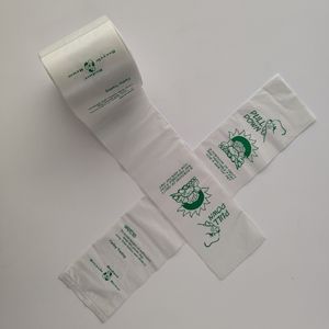 Embalaje de alimentos impreso Bolsas de camisetas perfumadas embalaje de alimentos para llevar comestibles en rollo - Product Image 3