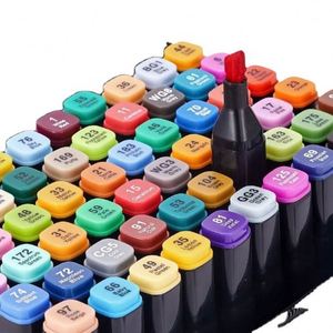 Lot de marqueurs de peinture pas chers, gamme complète, stylo argenté à pointe fine, 60 couleurs (PC-3M) - Product Image 6