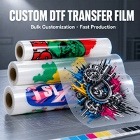 Film de transfert DTF personnalisé sur mesure pour tissu en coton et nylon