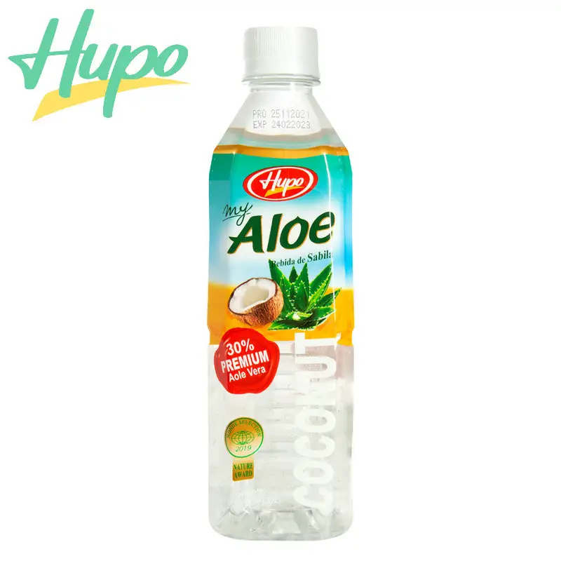 Aloe Vera Minuman Mangga/Oranye/<span class=keywords><strong>Kelapa</strong></span> dengan Bubur Asli Botol Minuman Label Pribadi