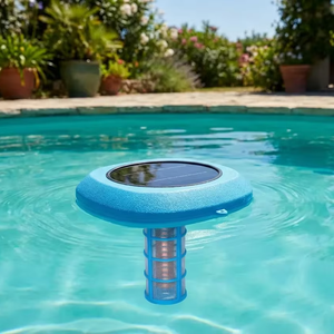 Marazual Ionizador Solar de Alta Eficiencia para Piscinas, Limpiador de Piscinas Portátil, Accesorio Luminoso de Cobre - Product Image 1