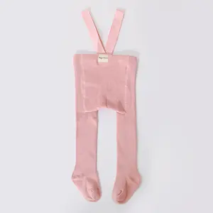 Collants en coton personnalisés pour le ventre pour enfants pantalons d'haltérophilie pour bébés filles leggings à bretelles