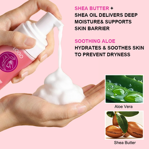 Espuma de Afeitar para Mujer de Marca Privada, Protege la Barrera Cutánea, Suave, No Irritante, con Aroma a Flor de Loto, Hidratación Duradera - Product Image 3