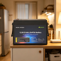 Batterie LiFePO4 étanche haute sécurité 12V 314Ah, borne M8, 6000 cycles au moins, certification CE UN383, garantie 10 ans