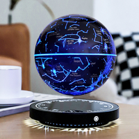 Reloj Magnético Levitante RGB de Múltiples Colores con Bola de Luz Estrellada Flotante para Regalos de Bienvenida