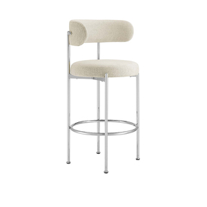 <span class=keywords><strong>Chaise</strong></span> <span class=keywords><strong>club</strong></span> moderne à dossier ouvert 2024 avec tabouret de bar rembourré Boucles pour salle à manger et hôtel Style contemporain à vendre - Product Image 4