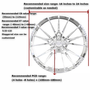 SS cao cấp màu trắng cho BMW 22 M3 17 20 18 19 inch 22x12 giả mạo lõm Chrome hợp kim tùy chỉnh 5x112 xe 5x120 bánh xe - Product Image 3