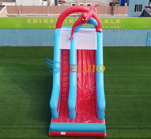 Comercial Spider Man tobogán inflable saltar Castillo <span class=keywords><strong>Spiderman</strong></span> Casa <span class=keywords><strong>de</strong></span> rebote toboganes secos para la venta - Product Image 5