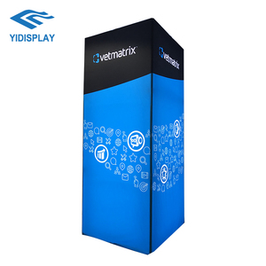 4x4x10ft vuông trụ cột New phát minh sản phẩm <span class=keywords><strong>Double</strong></span> <span class=keywords><strong>Sided</strong></span> LED quảng cáo năng động trụ cột hộp Đèn - Product Image 1