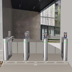 Torniquete de Paso Peatonal en Oferta, Puerta Giratoria con Reconocimiento Facial, Control de Acceso para Edificios - Product Image 2