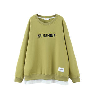 Sudadera de Forro Polar para Mujer Runqi N8461 Negra, Talla Grande, Otoño Invierno, de Doble Uso, con Diseño de Etiqueta Impresa - Product Image 5