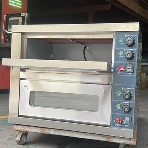 2025 nuevo horno eléctrico de pan y pizza de doble cubierta con 4 bandejas para uso comercial MCO01003 - Product Image 3