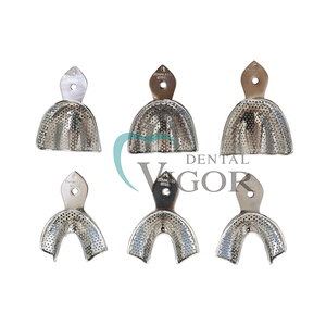Khay ấn tượng nha khoa bằng thép không gỉ đặt kích thước nhỏ vừa lớn 6 cái/bộ - Product Image 3