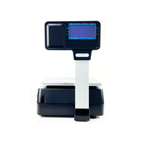 Báscula Veidt ACS-30KG con Impresión de Etiquetas Térmicas y Códigos de Barras, Pantalla Digital, Precisión de 1G para Caja Registradora de Tiendas Minoristas