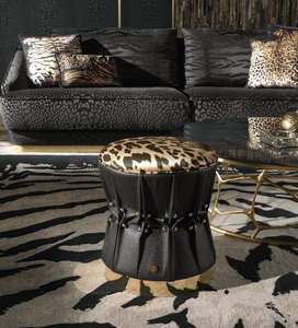<span class=keywords><strong>Pouf</strong></span> Rond Rose en Velours, Moderne et Écologique, pour Salon, Chambre à Coucher, École, Appartement, Villa - Product Image 3