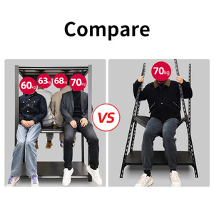 Ağır depolama rafları depolama garaj için ayarlanabilir 5 katmanlı Metal raflar endüstriyel raflar yardımcı raflar - Product Image 3