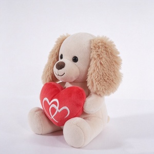Peluche de chien personnalisée tenant un cœur, peluche de panda, animal en peluche panda - Product Image 3