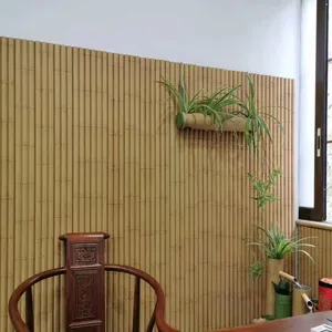Tonkin Bamboe Riet Tuin Stake Moso Natuur Kunstmatige Ruwe Bamboe Polen Goedkope Prijs Groothandel Synthetische Bamboe Hek