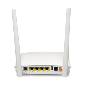 Wifi ONU <b>Router</b> 1GE 3FE 4 Ports 2.4G Wi-Fi 300Mbps XPon ONU Fiber Modem with VoIP USB - Product Image 1