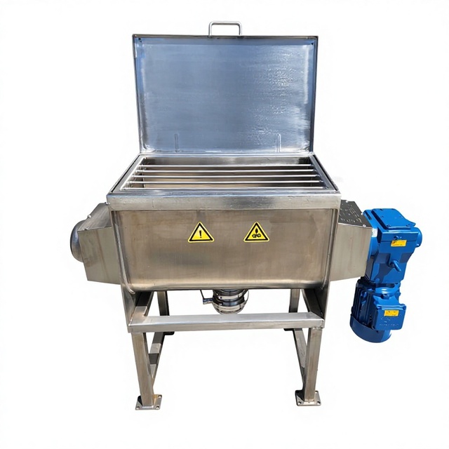 Horizontal Ribbon Blender stainless  Steel 1 Ton 300L 500L 100L 10L Heat Soap Blend Machine Powder Mix Mixer with Heat