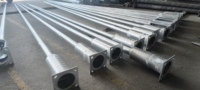 TIANHUANG Poste de Acero Galvanizado Cónico Octogonal para Alumbrado Público de 20ft, 25ft, 30ft, 5m, 6m, 7m, 8m, 9m, 12m