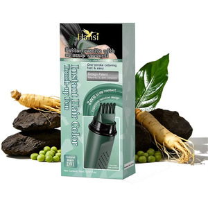 Stylo de <span class=keywords><strong>coloration</strong></span> capillaire à usage unique <span class=keywords><strong>pour</strong></span> couvrir les racines grises, ingrédients à base de plantes, application facile, couleur temporaire noire/marron - Product Image 1